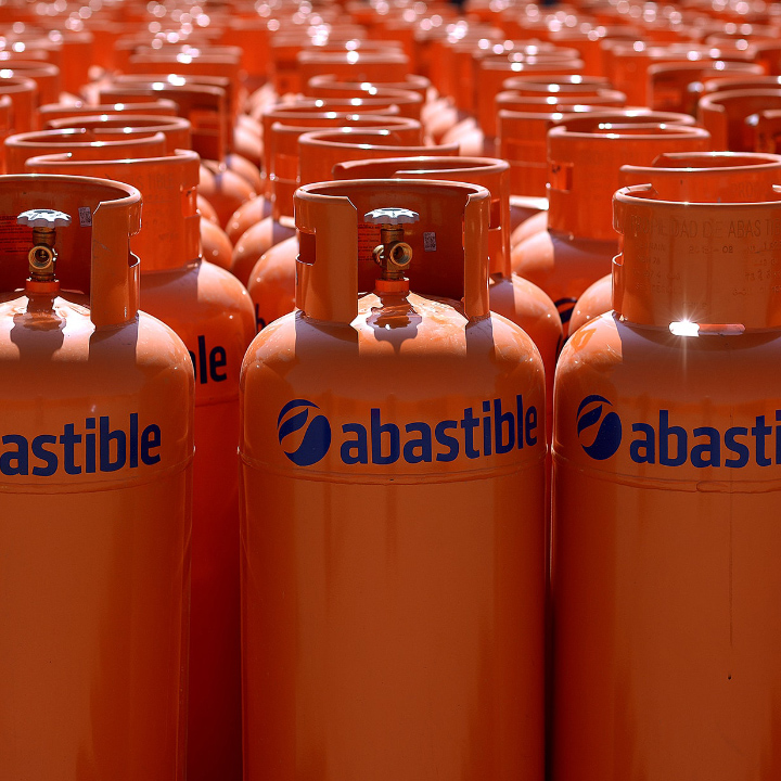 Un lote de cilindros de 45 kilos