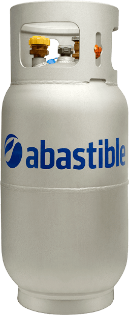 Un cilindro de Abastible de tipo Carga VM Aluminio